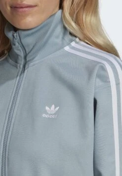 Adidas Originals Classics - Sweat Zippé - Grey -ASOS 3fb38c44b7904fcb85ea847bb8eef930
