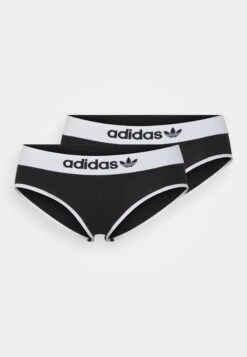 Adidas Originals Hipster 2 Pack - Slip - Black -ASOS 401c8bf56ee5400590a76604b3a25794
