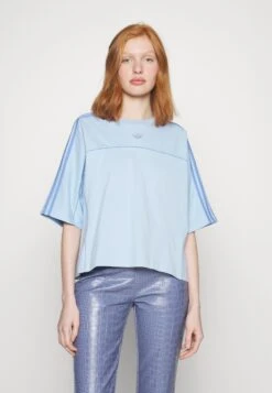 Adidas Originals Archive Cutline Tee - T-Shirt Imprimé - Clear Sky -ASOS 4029267ae4314ffcbde9b0fa53bbd050