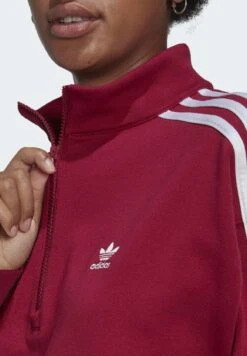 Adidas Originals Sweatshirt - Red -ASOS 40c089a851954e82ac4fca70b8c587f3
