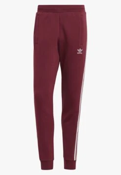 Adidas Originals Stripes Pant Unisex - Pantalon De Survêtement - Shadow Red -ASOS 41c3db71545242caae68340a8b062c8e