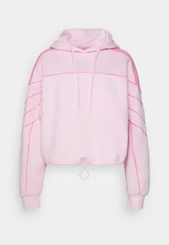Adidas Originals Originals Archive Cutline Cropped Hoodie - Sweatshirt - Clear Pink -ASOS 43e009a30ad948e5abb23296fa7e5d1e