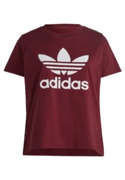 Adidas Originals Trefoil Tee - T-Shirt Imprimé - Shadow Red -ASOS 444857477d4645a498c70bc3c9e3ed03