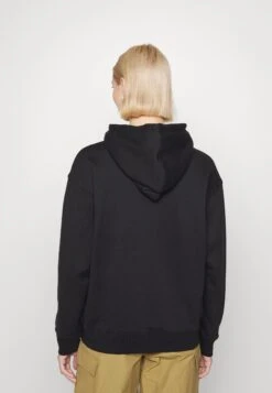 Adidas Originals Hoodie Logo - Sweatshirt - Black -ASOS 4480e6d91a0d4552a8189385082cd322