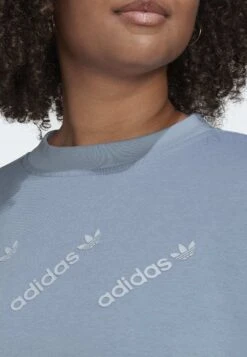 Adidas Originals Crew Plus Size - Sweatshirt - Ambient Sky -ASOS 465c98a957e04422b7aaa6fd8de874d9