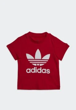 Adidas Originals Short Sleeve - T-Shirt Imprimé - Red -ASOS 46fd3bafee2d417d962d07be9b8a7f85