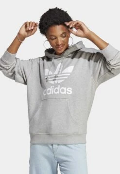 Adidas Originals Trefoil - Sweat À Capuche - Medium Grey Heather -ASOS 47a506a07e2047248f6d306d65981de1