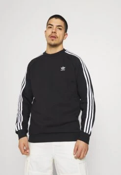 Adidas Originals Adicolor Classics 3-Stripes Crew - Sweatshirt - Black