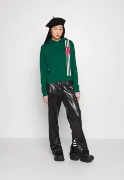 Adidas Originals Varsity Small Logo Hoodie - Sweatshirt - Dark Green -ASOS 48b61863698443dd8ed74bec583caea7