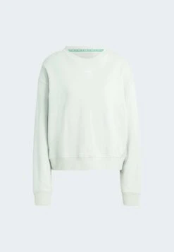 Adidas Originals Essentials+ - Sweatshirt - Linen Green -ASOS 48c9bb213f454f05a43127684fdc0c60