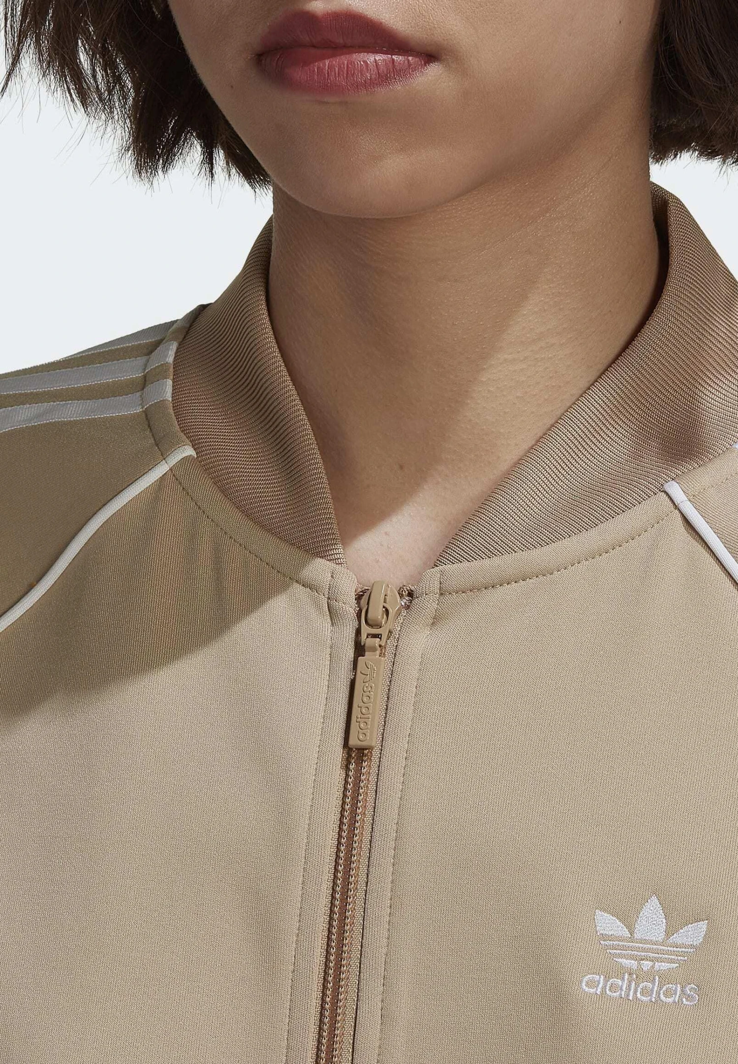 Adidas Originals Superstar Tracktop - Blouson Bomber - Beige 2 Adidas Originals Superstar Tracktop - Blouson Bomber - Beige – Image 2
