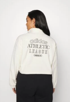 Adidas Originals Cropped - Sweat Polaire - White -ASOS 4942b3fbfff444f39c6c0c15fa5062e7