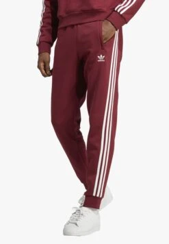 Adidas Originals Stripes Pant Unisex - Pantalon De Survêtement - Shadow Red