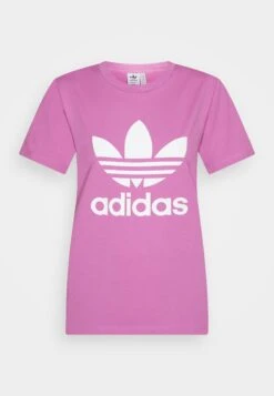 Adidas Originals Trefoil Tee - T-Shirt Imprimé - Semi Pulse Lilac -ASOS 4c02f9747c0b46418a9be734ca5cb7fc