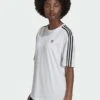 Adidas Originals Oversized Adicolor Relaxed - T-Shirt Imprimé - White