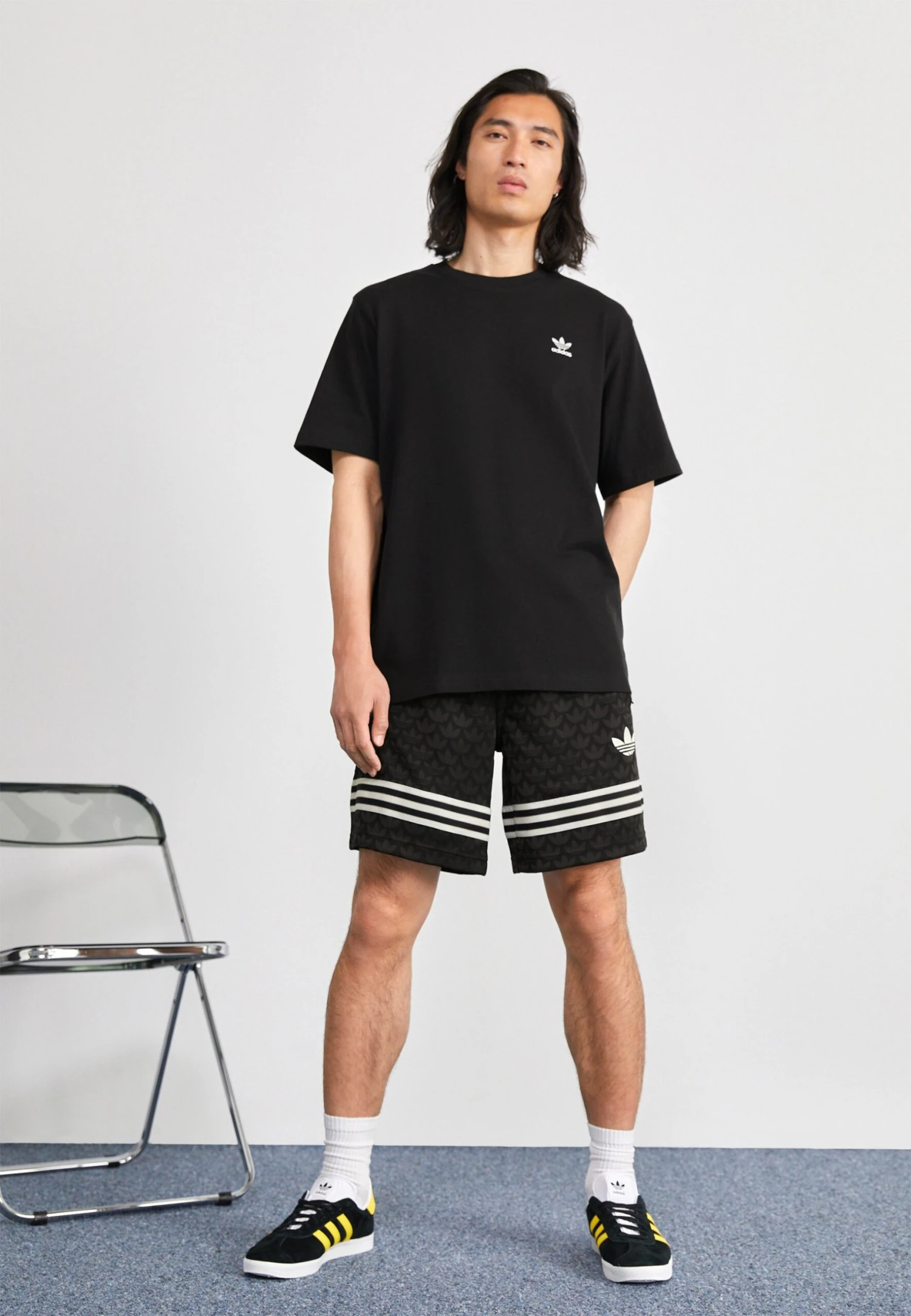 Adidas Originals Trefoil Tee Unisex - T-Shirt Imprimé - Black/White 2 Adidas Originals Trefoil Tee Unisex - T-Shirt Imprimé - Black/White – Image 2