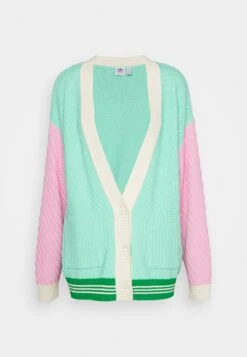 Adidas Originals Adicolor 70S Cardigan - Gilet - Easy Green -ASOS 4d66af1d1a214d21bcc1cd9c77df4553
