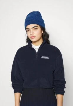 Adidas Originals Cropped - Sweat Polaire - Legend Ink -ASOS 4dae432720d54ae4829f6899c6ccbab4