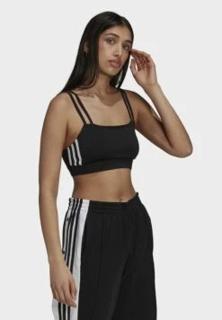 Adidas Originals Bra Originals Adicolor Primegreen Top Fitted - Débardeur - Black -ASOS 4e80433c311942b6b126e825db9fb782