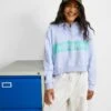 Adidas Originals Loose Collar - Sweatshirt - Blue Dawn