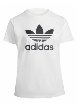 Adidas Originals Trefoil - T-Shirt Imprimé - White -ASOS 50c2aebcb80447a8af1a97420664953e