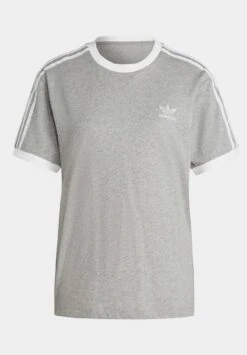 Adidas Originals T-Shirt Imprimé - Medium Grey Heather -ASOS 50c3f0e3ce68414897b41abf877421e5