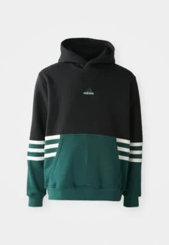 Adidas Originals ARCHIVE HOODIE - Sweatshirt - Black/collegiate Green -ASOS 50fd4fc3ecb04d1a90956ce53cc48afe