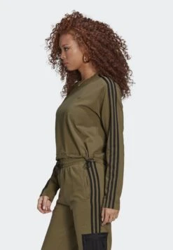 Adidas Originals Long Sleeve - T-Shirt À Manches Longues - Green -ASOS 5165b089ea7441af86b5d3bdfbe32899
