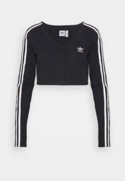 Adidas Originals Button - Veste Légère - Black -ASOS 518917f9cd4e4b13ba4d28de15057010