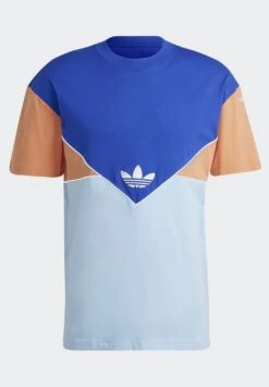 Adidas Originals T-Shirt Imprimé - Semi Lucid Blue/Clear Sky/Hazy Copper -ASOS 526550f3c1cc49ccab1536fd3e6e1cb9