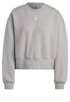 Adidas Originals Adicolor Essentials Crew - Sweatshirt - Medium Grey Heather -ASOS 52e3638002c9416f9944fb01e1688cc3