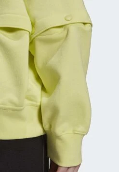 Adidas Originals Always Snap Button - Sweat À Capuche - Pulse Yellow -ASOS 53a1903089e644bc84b93064e4c62797