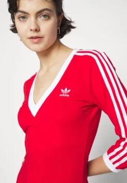 Adidas Originals Dress - Robe En Jersey - Better Scarlet -ASOS 54106d8cdee443aabcec5e76887398e7
