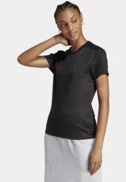 Adidas Originals Logo - T-Shirt Imprimé - Black -ASOS 5473a2bdafe5456e812bb4c5b947b5ea