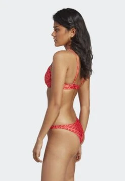 Adidas Originals Monogram - Haut De Bikini - Better Scarlet White -ASOS 54b40ea86d6d4781844d53c9c0e52298