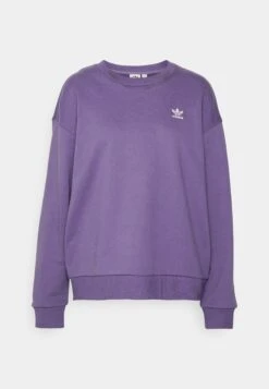 Adidas Originals Sweatshirt - Tech Purple -ASOS 55728bf28d3a4002b16e0edd93f5cbdc