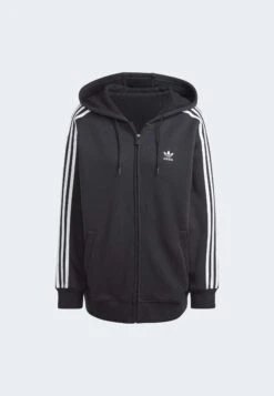 Adidas Originals Adicolor Classics 3-Stripes - Sweat Zippé - Black -ASOS 559fc41c3d17404595f7cfce98a4d4b4