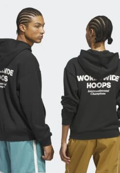 Adidas Originals INTERCONHOODIE - Sweatshirt - Black -ASOS 561e963f12ca4011b2c1488aefffbe26