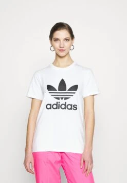 Adidas Originals Trefoil Tee - T-Shirt Imprimé - White