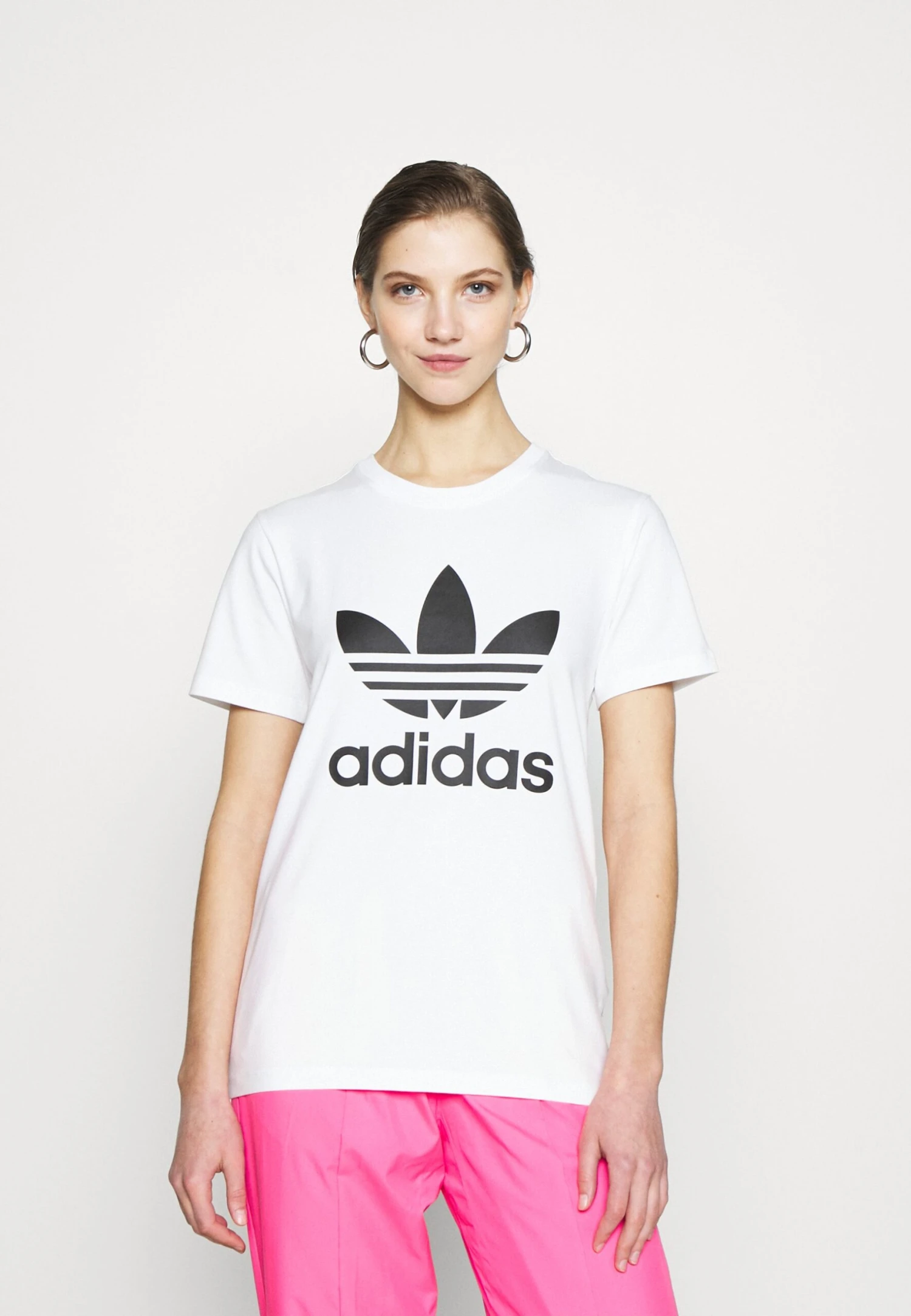 Adidas Originals Trefoil Tee - T-Shirt Imprimé - White 1 Adidas Originals Trefoil Tee - T-Shirt Imprimé - White