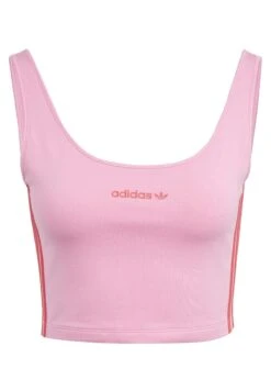 Adidas Originals Island Club Crop Tank - Débardeur - Semi Pink Glow -ASOS 58dfd3caf6584059a287d97a8068606a