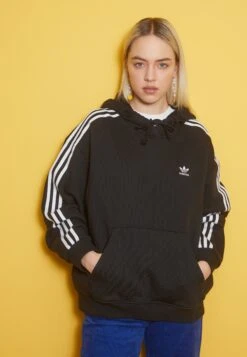 Adidas Originals Classics Oversized Hoodie - Sweatshirt - Black