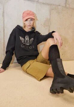 Adidas Originals Hoodie Logo - Sweatshirt - Black