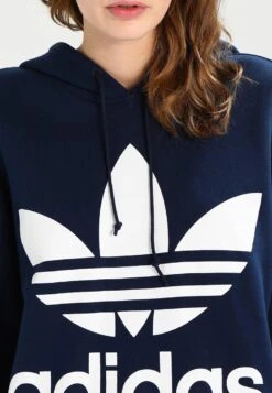 Adidas Originals Adicolor Trefoil Hoodie - Sweat À Capuche - Collegiate Navy -ASOS 5a42f6a1cb68478a974d11b432711949