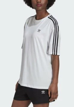 Adidas Originals Oversized Adicolor Relaxed - T-Shirt Imprimé - White -ASOS 5ad388e5f1594676a7cc18c2762f18b0