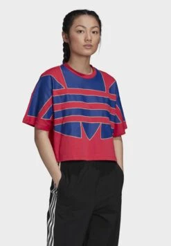 Adidas Originals Adicolor Large Logo T-Shirt - T-Shirt Imprimé - Pink