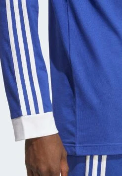 Adidas Originals 3-Stripes Ls T - T-Shirt À Manches Longues - Semi Lucid Blue -ASOS 5c1399473c774e428890c686b4cb7917