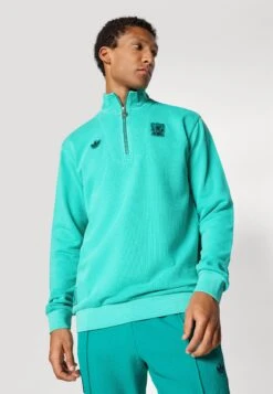 Adidas Originals LIVERPOOL FC ICON HALF ZIP TOP - Article De Supporter D'équipe De Club - Sea Green -ASOS 5c7a57266f60444bb0735da68b2ea980