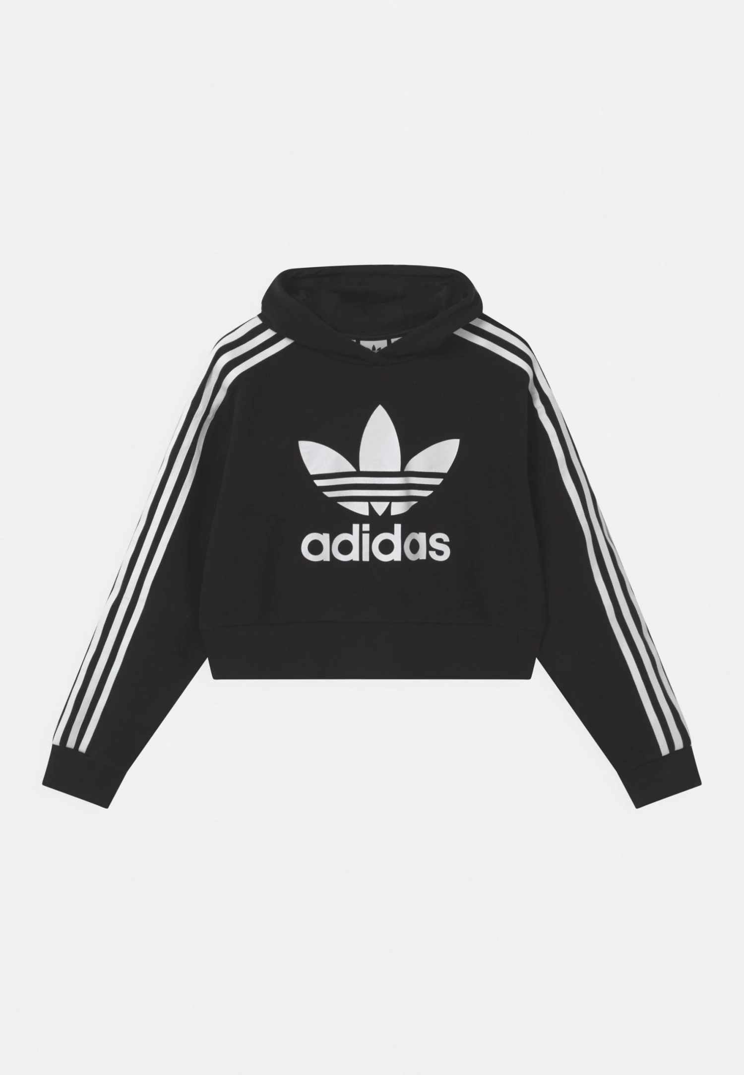 Adidas Originals Cropped Hoodie - Sweat À Capuche - Black/White 1 Adidas Originals Cropped Hoodie - Sweat À Capuche - Black/White