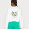 Adidas Originals Cropped Hoodie - Sweatshirt - White